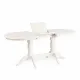 Стол COPPOLA бук, мдф, 140+40x80x77см, Ivory white