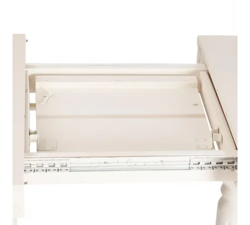Стол COPPOLA бук, мдф, 140+40x80x77см, Ivory white
