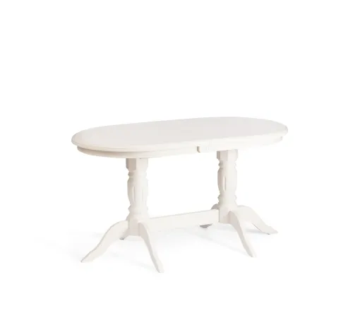 Стол COPPOLA бук, мдф, 140+40x80x77см, Ivory white