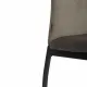 Стул CAPRI (mod. BC565-DC) металл, флок, 43 х 53 х 92 см, Dark grey (темно-серый) HLR24 / черный (Комплект из 6 шт.)