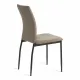 Стул CAPRI (mod. BC565-DC) металл, флок, 43 х 53 х 92 см, Dark grey (темно-серый) HLR24 / черный (Комплект из 6 шт.)