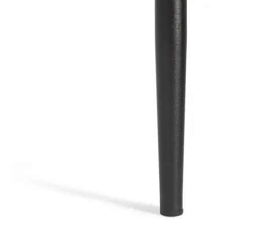 Стул CAPRI (mod. BC565-DC) металл, флок, 43 х 53 х 92 см, Dark grey (темно-серый) HLR24 / черный (Комплект из 6 шт.)