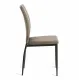 Стул CAPRI (mod. BC565-DC) металл, флок, 43 х 53 х 92 см, Dark grey (темно-серый) HLR24 / черный (Комплект из 6 шт.)
