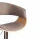 Барный стул VIMTA (mod.4021S) металл/дерево/ткань, 60х51х91,5-112,5 см, выс. сид. 61,5-82,5 см, бежевый/натур./хром, Aimcasa 5