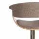 Барный стул VIMTA (mod.4021S) металл/дерево/ткань, 60х51х91,5-112,5 см, выс. сид. 61,5-82,5 см, бежевый/натур./хром, Aimcasa 5