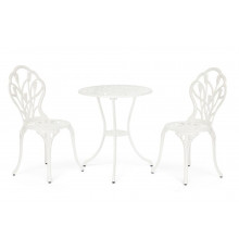Комплект Secret De Maison Waltz of flowers (стол +2 стула) алюминиевый сплав, D60/H67, 52Х40Х89см, butter white