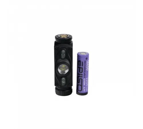 Фонарь EPILSO EPF-210 (карманный, Luminus SST40, 10W, 3.7V 2.2Ah, 5В (USB), металл, наголовный ремень, аккум. 18650)  (1/40)  