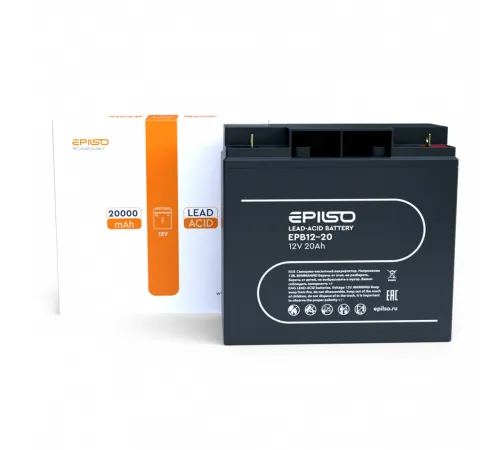Аккумулятор EPILSO EPB12-20 12V 20Ah (1/4)  