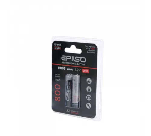 Аккумулятор EPILSO HR03/AAA  800mAh 2BC 1.2V LCD (2/20/200)  