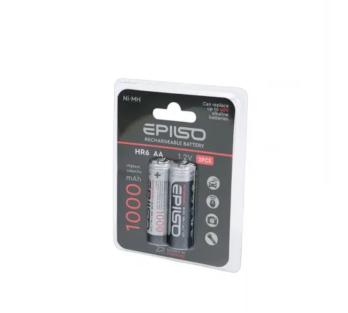 Аккумулятор EPILSO HR6/AA 1000mAh 2BC 1.2V (2/20/200)  