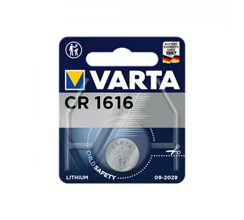 Элементы питания Varta CR1616 1BL (6616) (1/10/100) 