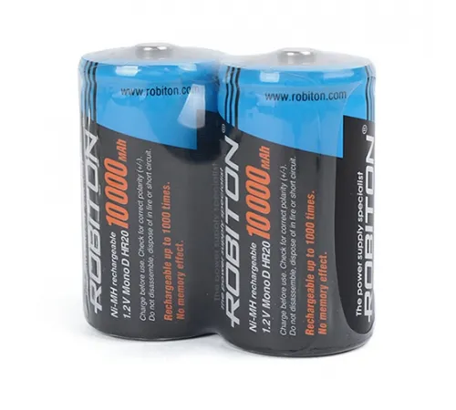 Аккумулятор Robiton HR20/D 10000 mAh 2S (Ni-MH) (2/10/60)  