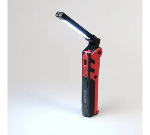 Фонарь EPILSO EPF-300 (карманный, 5W COB + 3LED, 3.7V 2.2Ah, 5В (USB), пластик, аккум. 18650)  (1/40)  