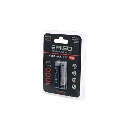 Аккумулятор EPILSO HR03/AAA 1000mAh 2BC 1.2V LCD (2/20/200) 