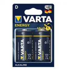 Элементы питания Varta ENERGY LR20 2BL (4120) (2/20/100)  