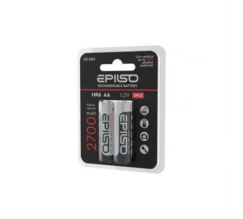 Аккумулятор EPILSO HR6/AA 2700mAh 2BC 1.2V (2/20/200) 