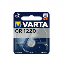 Элементы питания Varta CR1220 1BL (6220) (1/10/100)  