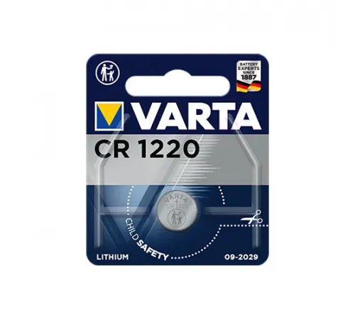 Элементы питания Varta CR1220 1BL (6220) (1/10/100)  