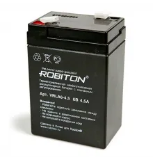 Аккумулятор ROBITON VRLA6-4.5 (6V 4.5Ah,карт.упак.) (1/20) 