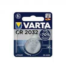 Элементы питания Varta CR2032 1BL (6032) (1/10/100) 