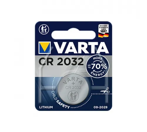 Элементы питания Varta CR2032 1BL (6032) (1/10/100) 
