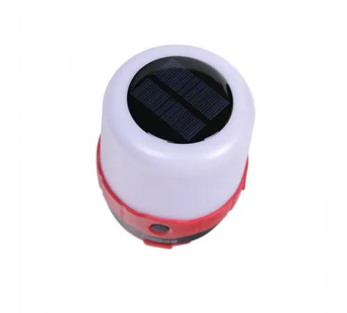 Фонарь EPILSO EPF-405 (кемпинговый, 1LEDx3W+24SMD+4SMD, 3.7V 2.0Ah, 5В (USB), пластик, динамо, солнечн. панель)  (1/40)  
