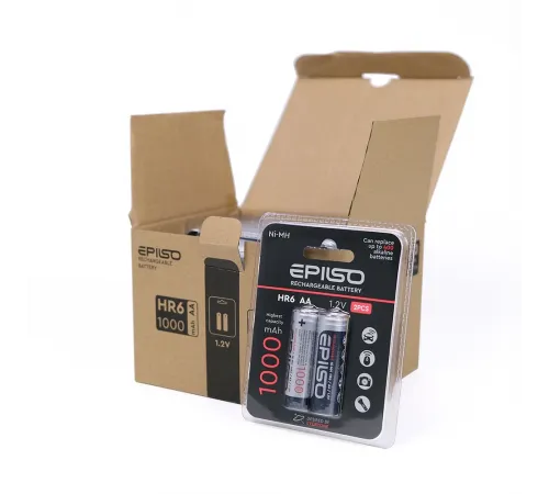 Аккумулятор EPILSO HR6/AA 1000mAh 2BC 1.2V (2/20/200)  
