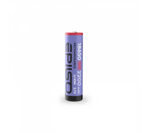 Аккумулятор EPILSO 18650 2200mAh 3.7V 1pcs/bulk без защиты (IMR,20A) высокотоковые (1/50/600)  