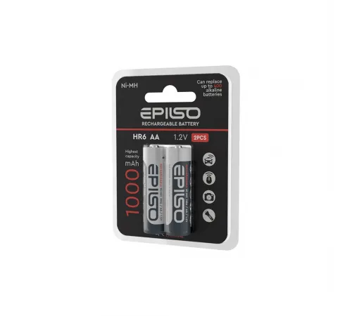 Аккумулятор EPILSO HR6/AA 1000mAh 2BC 1.2V (2/20/200)  
