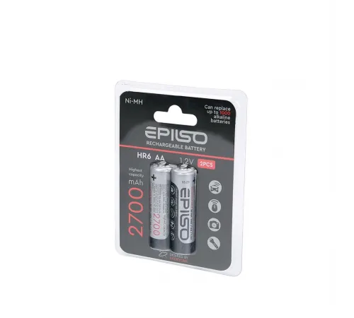 Аккумулятор EPILSO HR6/AA 2700mAh 2BC 1.2V (2/20/200) 