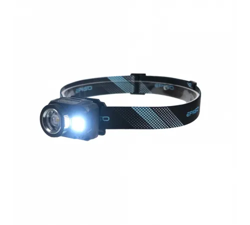 Фонарь EPILSO EPF-135 (налобный, CREE XPG 5W + COB, 1x1200mAh, 5В (USB), пластик, + работа от ААА)  (1/40)  
