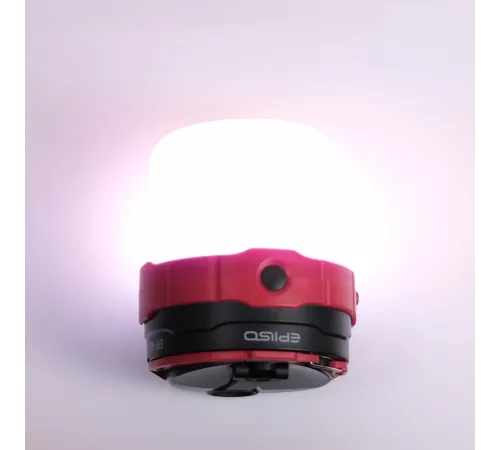 Фонарь EPILSO EPF-405 (кемпинговый, 1LEDx3W+24SMD+4SMD, 3.7V 2.0Ah, 5В (USB), пластик, динамо, солнечн. панель)  (1/40)  
