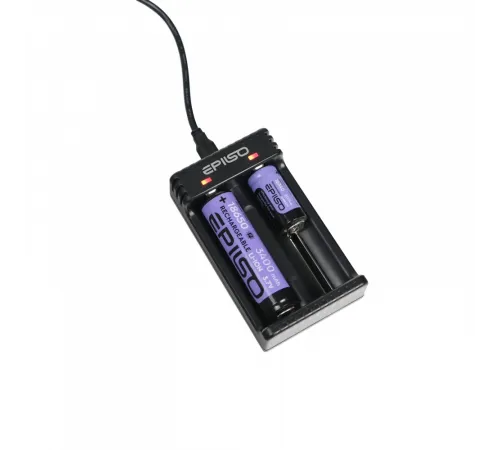 Зарядное устройство  EPILSO EPC-L2 (пустое, 1-2х 10340, 14500, 16340, 18650, 26650) (1/20)  