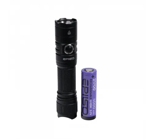 Фонарь EPILSO EPF-230 (карманный, CREE XHP50.2 20W, 3.7V 4.0Ah, 5В (USB), металл, аккум. 21700)  (1/40)  
