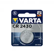 Элементы питания Varta CR2430 1BL (6430101401) (1/10/100)  