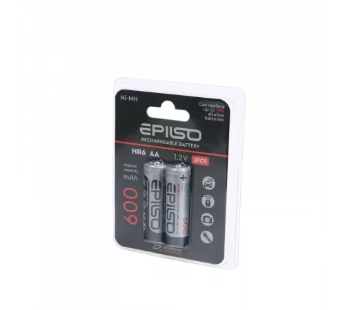 Аккумулятор EPILSO HR6/AA  600mAh 2BC 1.2V (2/20/200) 