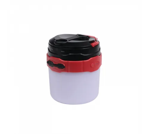Фонарь EPILSO EPF-405 (кемпинговый, 1LEDx3W+24SMD+4SMD, 3.7V 2.0Ah, 5В (USB), пластик, динамо, солнечн. панель)  (1/40)  