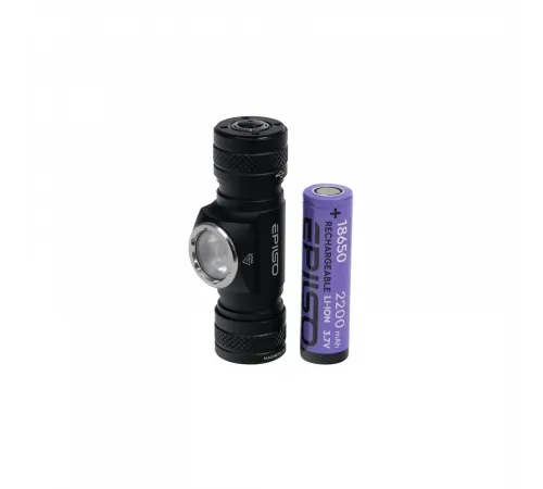 Фонарь EPILSO EPF-205 (карманный, Luminus SST40, 10W, 3.7V 2.2Ah, 5В (USB), металл, наголовный ремень, аккум. 18650)  (1/40)  
