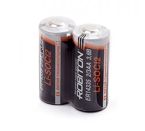 Элементы питания ROBITON ER14335-SR2 (2/3AA,3.6V) (2/20) 